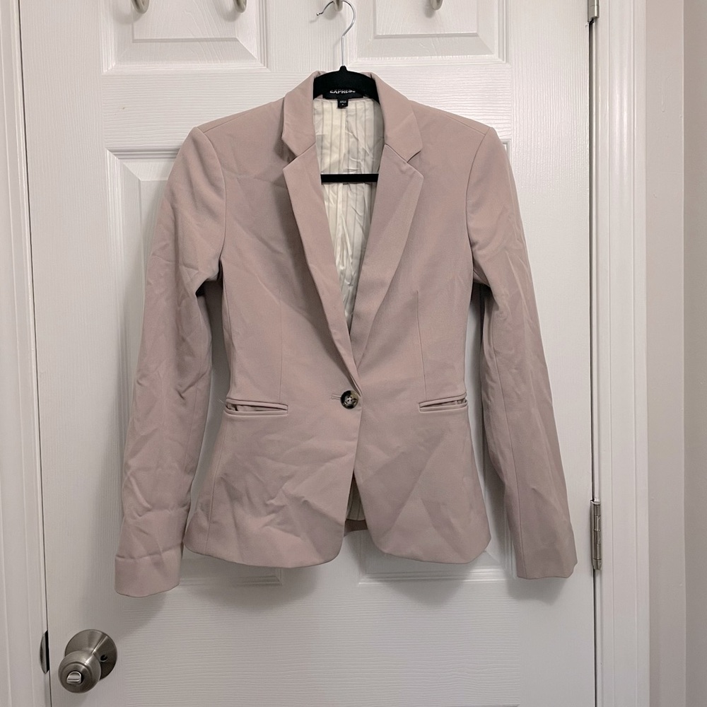 Dusty pink Express blazer
